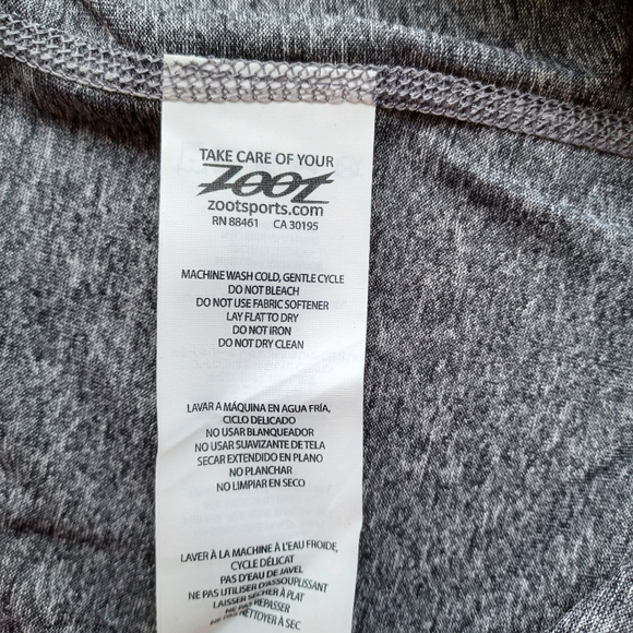 Zoot Women's Running Tank Top Sport Active Racer Back Singlet Size XL Grey New - Picture 8 of 12